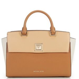 NWT MICHAEL KORS Sylvia Medium Top Handle Zip BAG